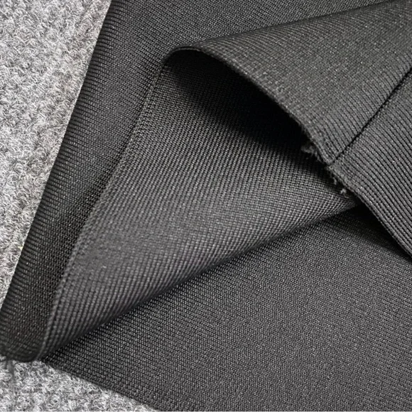 Boutique Black Feather Strapless Dress | Luxury Evening Cocktail Dress | M–L - Picture 10 of 11